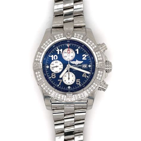 breitling a13770 diamond bezel|breitling diamond bezel.